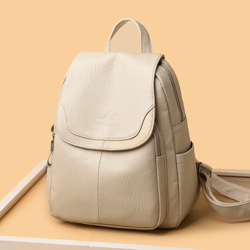 Designer Bag Backpack Cross-border New In Stock Korean Version Trendy Sheepskin Luxury Bag Pattern Colorful Multi-color Women's Backpack Simple S