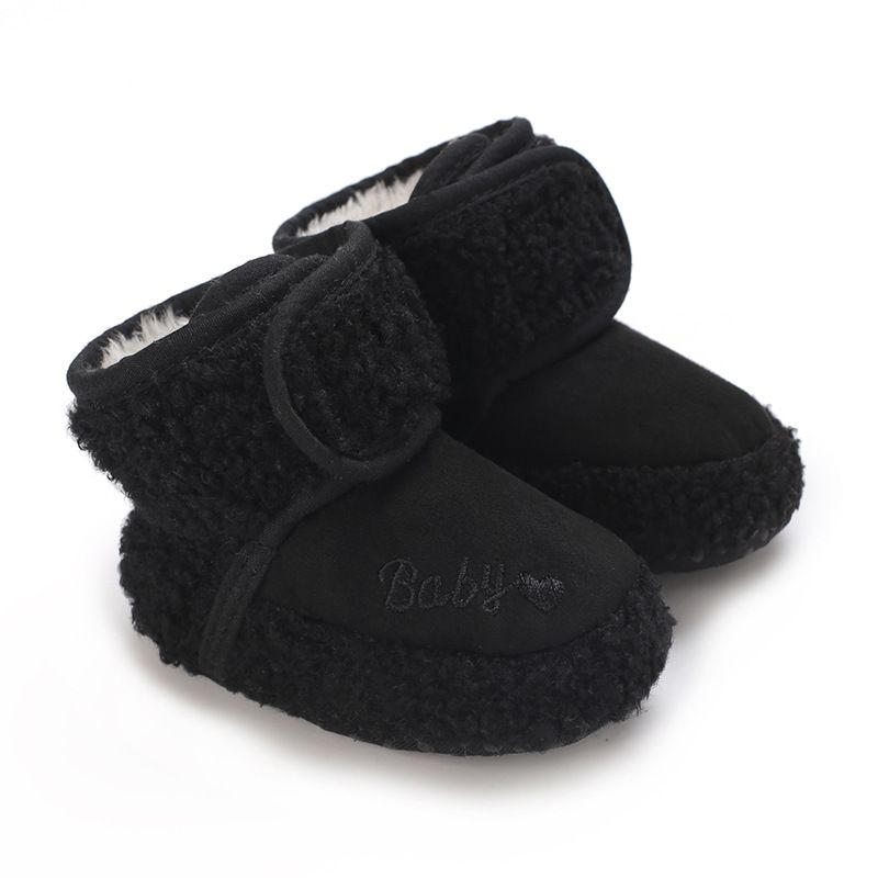 Warm Infant Toddler Crib Snow Boots Soft Comfortable Little Kids Anti-Slip Socks Shoes Kidszworld Newborn Baby Shoes 0-18 Months K0456