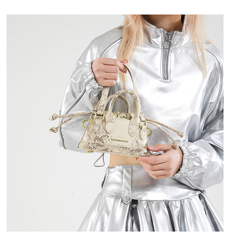 New Unique Design Women's Trendy Versatile Style Mini Handbag Autumn/Winter Fashion Retro Texture Luxury Bag Designer Bag