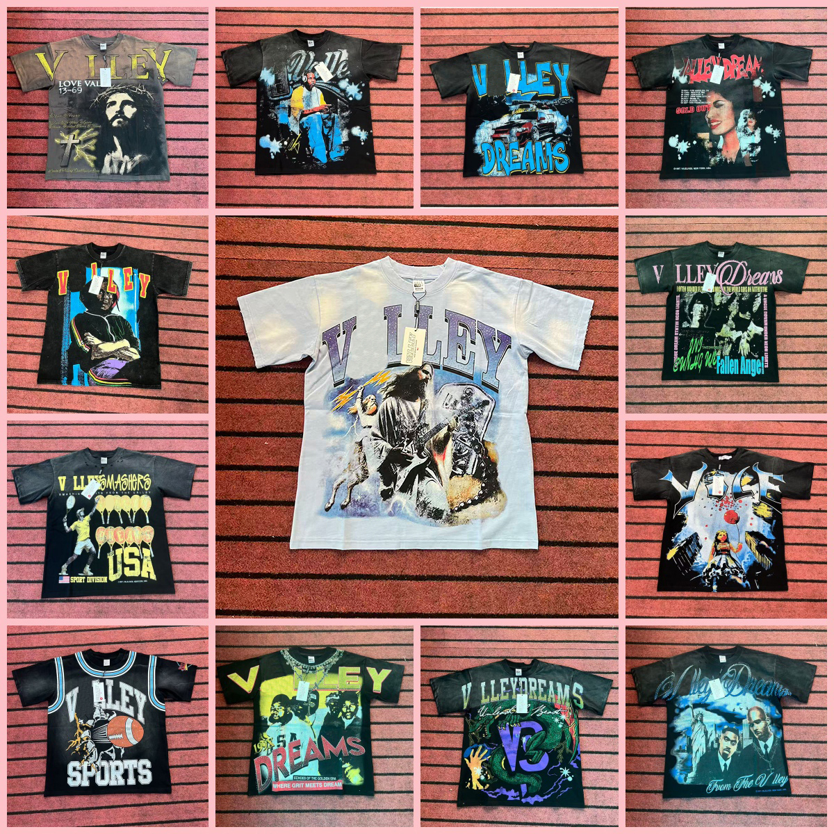 valley t shirt summer designer t shirt vale shirt thick oversized men shirt hip hop rock tee fashion streetwear graphic tee y2k shirt valley lives shirts us s--xl