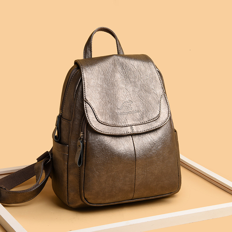 Designer Bag Backpack Cross-border New In Stock Korean Version Trendy Sheepskin Luxury Bag Pattern Colorful Multi-color Women's Backpack Simple S
