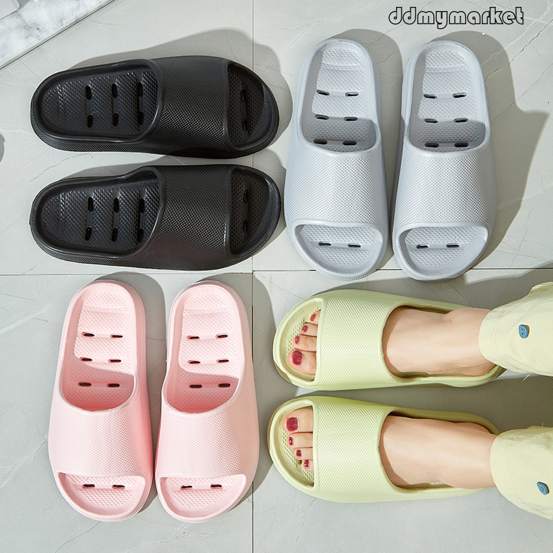 Household Bathroom Slippers Women Indoor Hollow Out Non-Slip Couple Hotel Gym Outdoor Sandals for Men ddmymarket