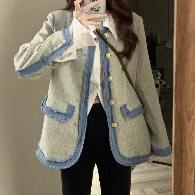 2025 new collage women's autumn and winter high-end coarse fashion fur short top niche elegant social multifunctional designer jacket