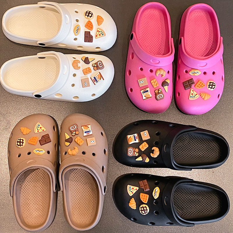 Clogs Outdoor Wear, Closed-Toe Women, Home Slippers, Indoor Non-Slip Slippers for Men, Summer Sandals ddmymarket