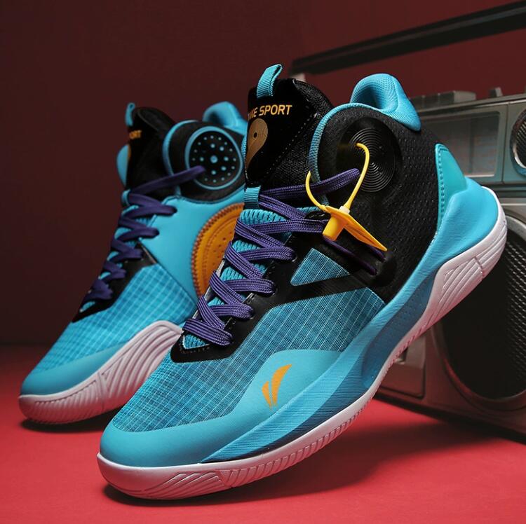 New mesh basketball shoes for male and female couples student and children's sports shoes practical basketball shoes battle boots Z 10.2-4