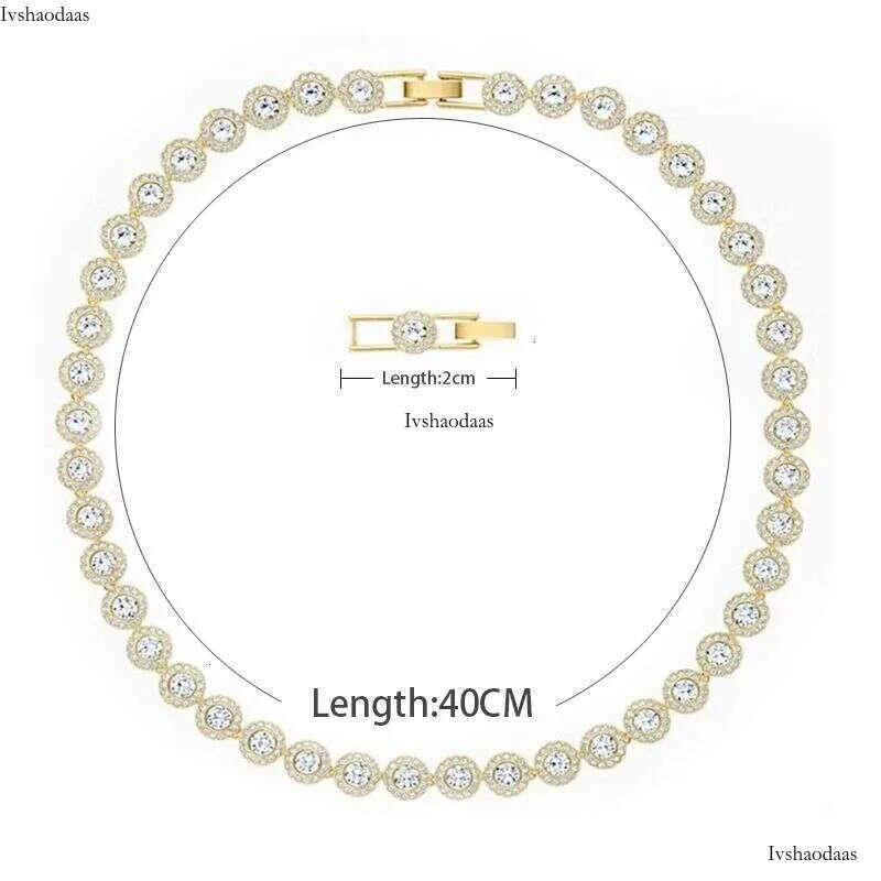 bracelet for women plated sier gold tennis necklace Austria crystal dia bracelets designer jewelry woman Christmas gift With Box