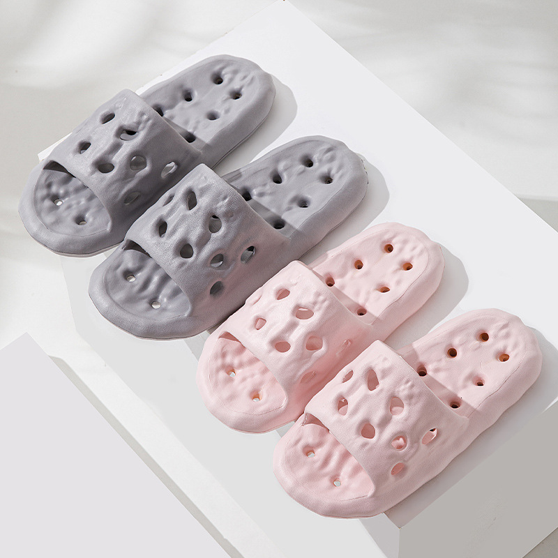 Bathroom Women, Water-Draining, Quick-Drying, Hollow Design, Non-Slip, Indoor Quiet, Hotel Summer Cool Slippers for Men ddmymarket