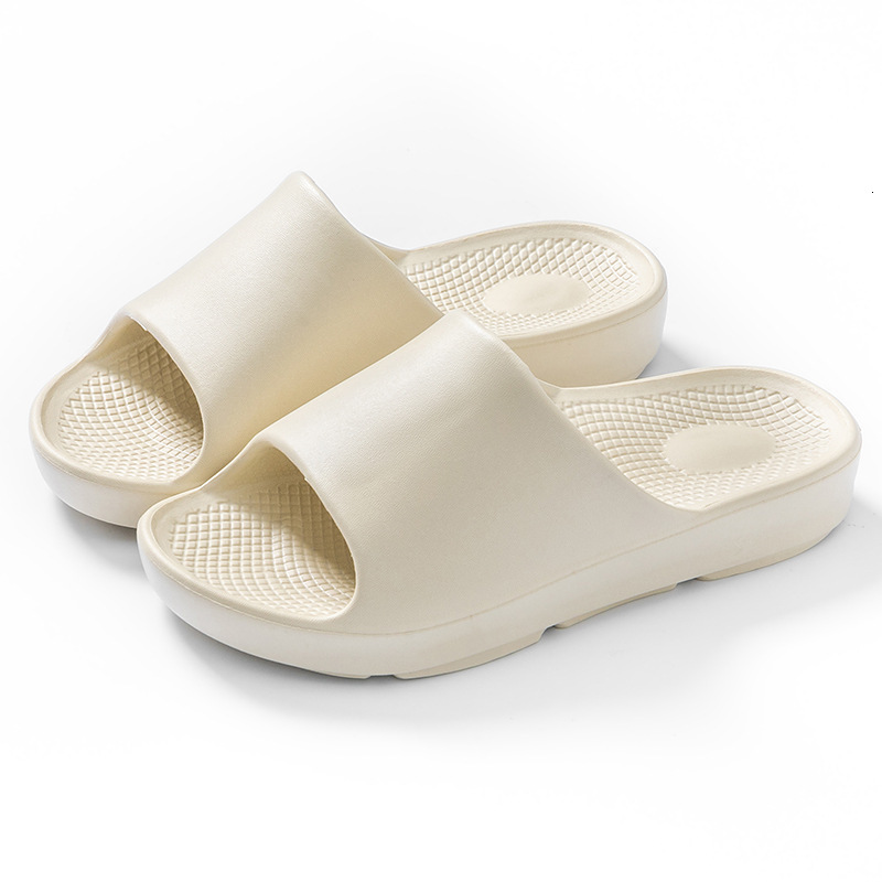 New EVA Cushioning Women, Summer Indoor Simple Soft Sole Non-Slip Bath Slippers for Men ddmymarket