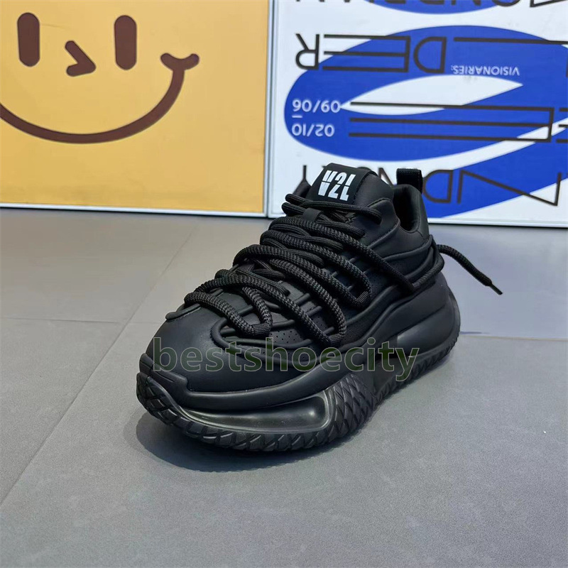 Trending Style running shoes Versatile mens trainers Comfort Breathable black white Non-slip shock-absorbing Thick-soled sneakers size 39-44