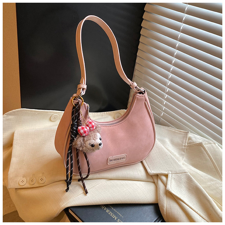 2025 new high-end retro matte women's small bag multifunctional shoulder bag luxury bag dumpling bag designer bag handbag shoulder bag