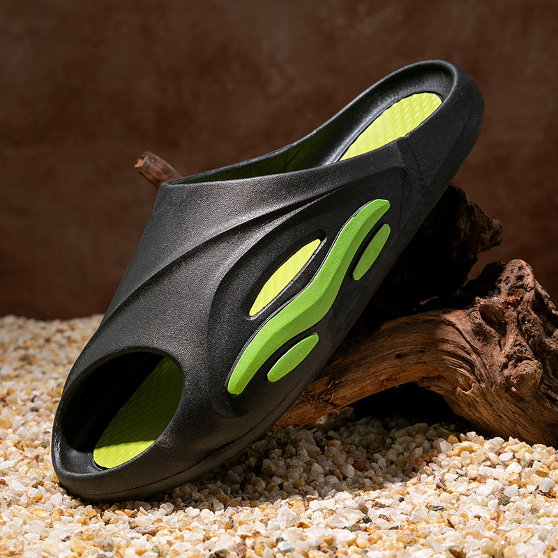 Summer Men's New Fashion Home Sports Non-Slip Wear-Resistant Bath Slippers Outdoor Beach Sandals Men ddmymarket