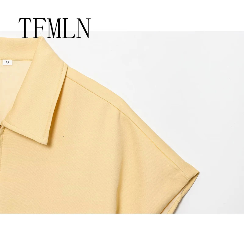 TFMLN Women Fashion Cropped Jacket Zipper Varsity Womens Jackets Short Sleeve Coats Casual Holiday Woman 250930
