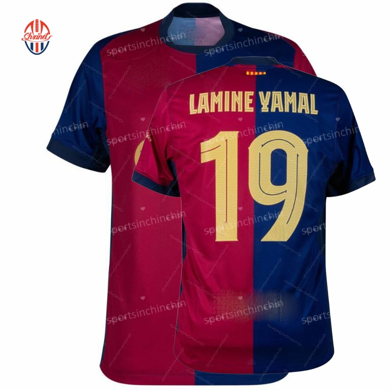 Customizable home and away jerseys for the 2526 season, Rafinha, Marlewan, Messi, Rashford, Gavi, Pedri, adult casual short-sleeved, children's t