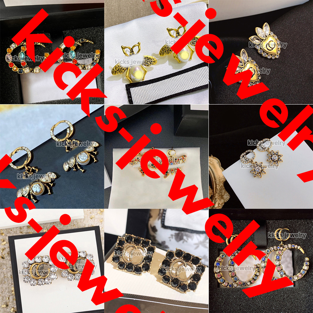 Fashion classic earrings letter earrings butterfly earrings heart earrings classical earrings birthday party gift Christmas gift