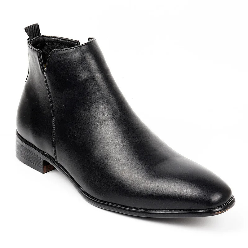 Mens Boots 2025 Chelsea Fashion Equestrian Riding Men Casual Ankle Boot High Quality Leather Botas 250930