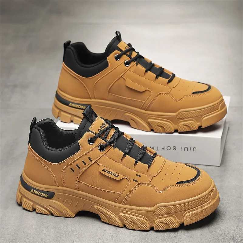 Mens casual sports shoes four seasons softsoled nonslip outdoor running shoes tooling labor protection shoes fashion sneakers Z250930