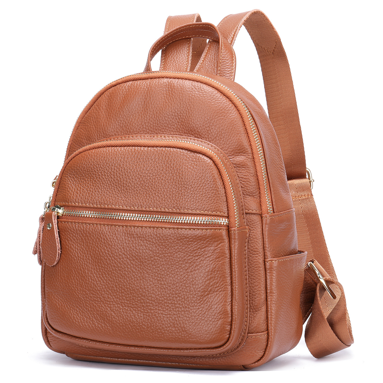 Designer Bag Genuine Leather Women's Backpack Luxury Bag High-end First Layer Cowhide Soft Leather Pure Leather Versatile Women's Backpack