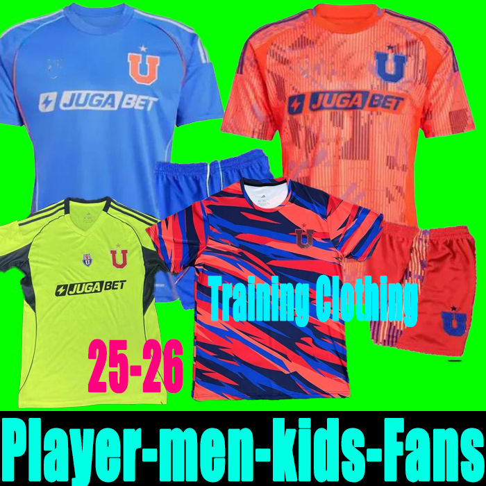 2025 2026 Universidad de Chile Soccer Jerseys 3RD Club GUERRERO L.MUSRRI ASSADI DIAZ PALACIOS SALAS MORA E.VARGAS vintage football shirt kids