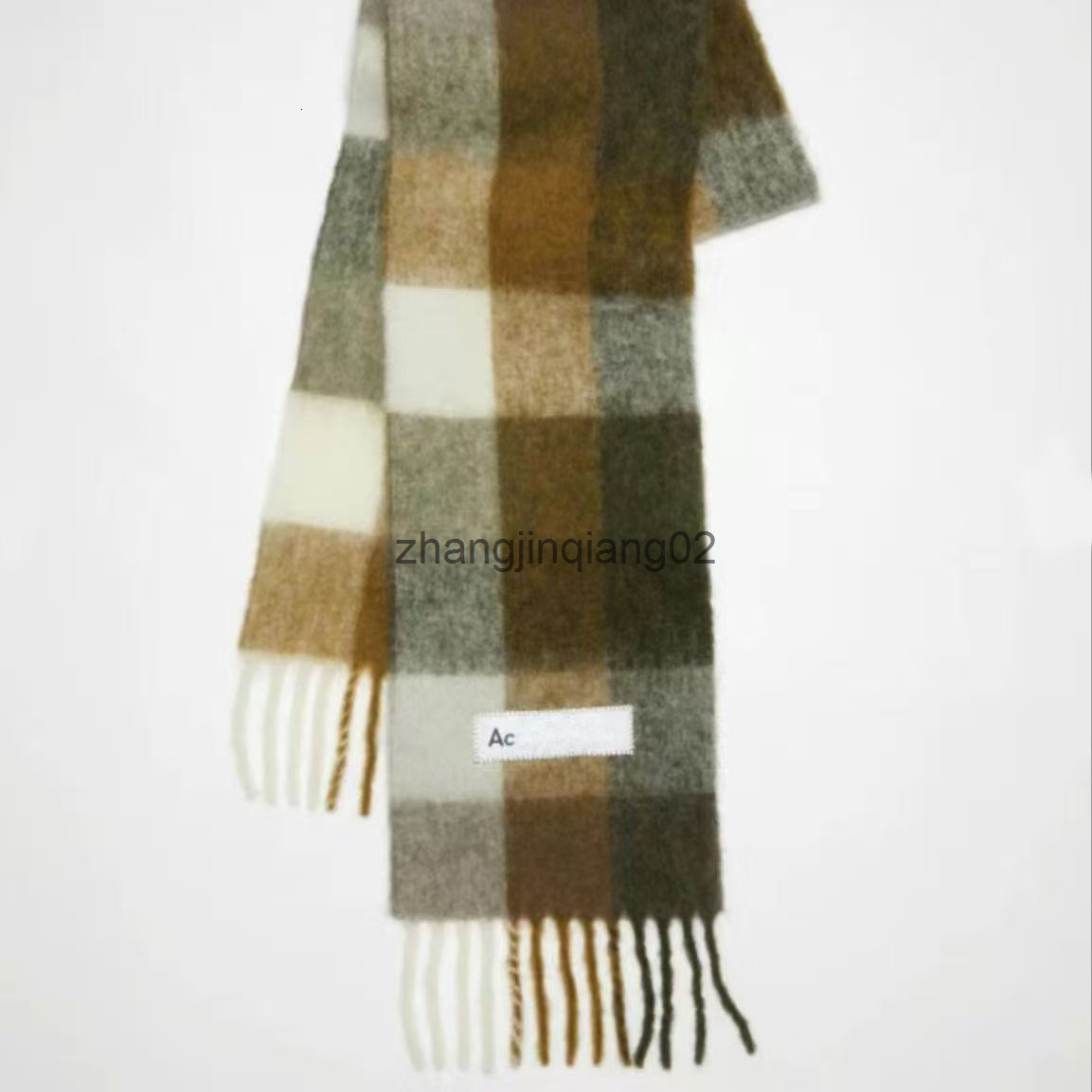 Designer Cashmere Wool Silk Ance Scarf Winter Luxury Woman Mens Fashion Square Shawl Vintage Hat And Scarf Set Bag Brown Grey Scarf