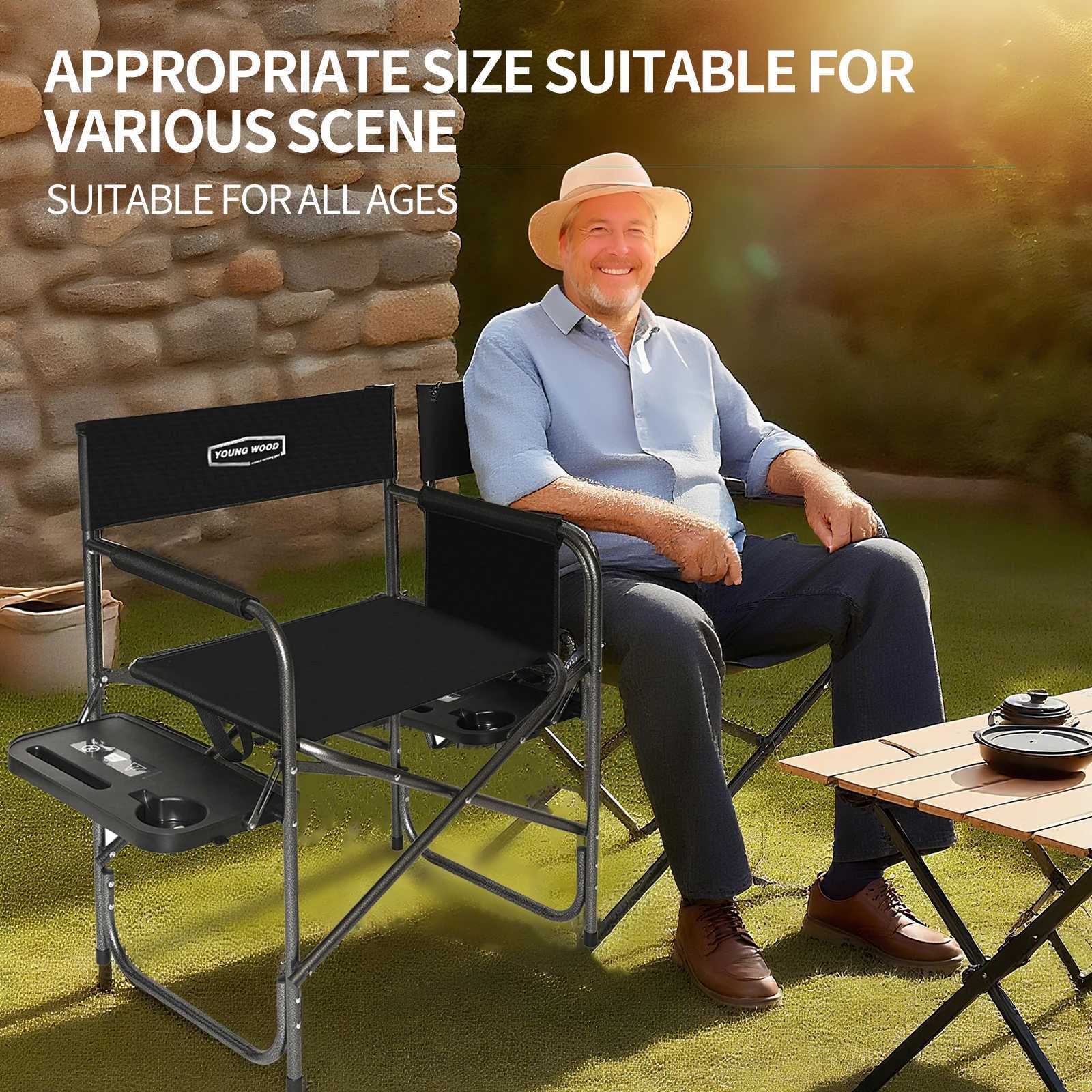 Folding chair ultra lightweight portable chair folding extended chair fishing camping home barbecue garden hiking trip J250930