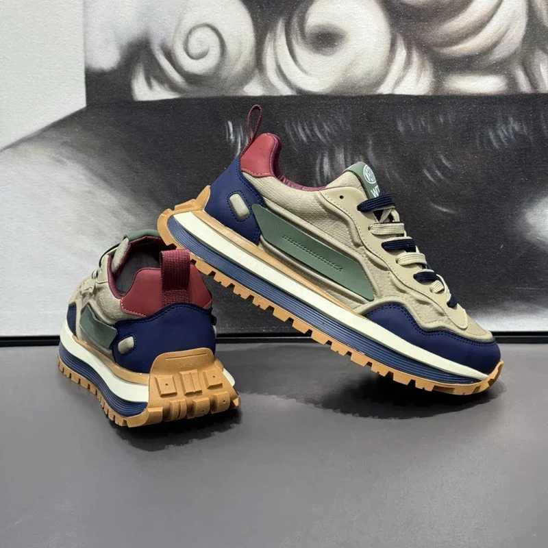 Mens Sneakers Shoes for Men Platform Sports Shoes Sports and Leisure Casual Sneaker Nonslip Fashion Wearresistant Loafers Z250930