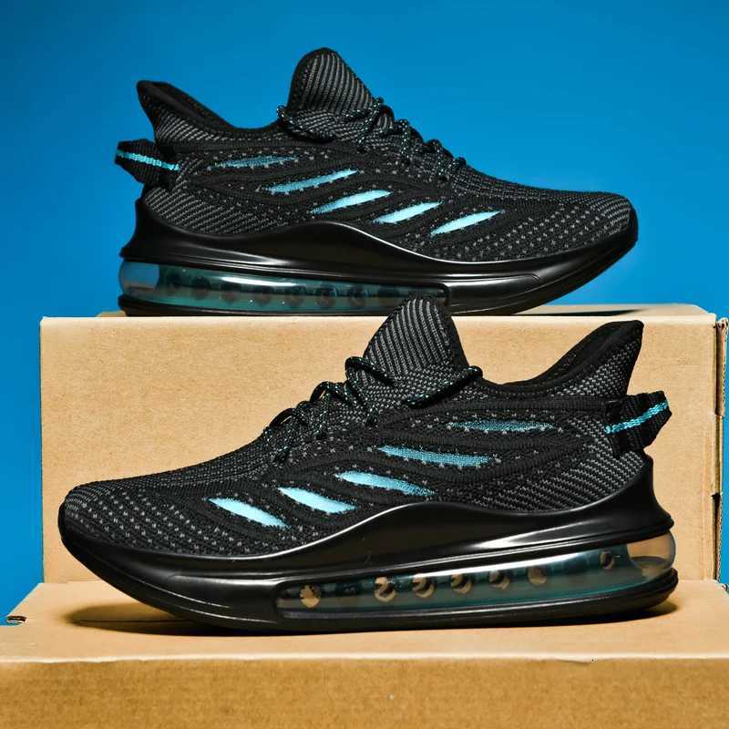 2025 Air Cushion Men Running Breathable Marathon Sports Shoes Lightweight Sneakers Womens Comfortable Athletic Training Shoes Z250930