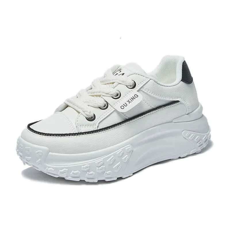 2024 New Model Shoes for Women Wearresistant and Antislip Casual Sports Shoes Thick Sole Adds Height Vulcanized Casual Shoes Z250930