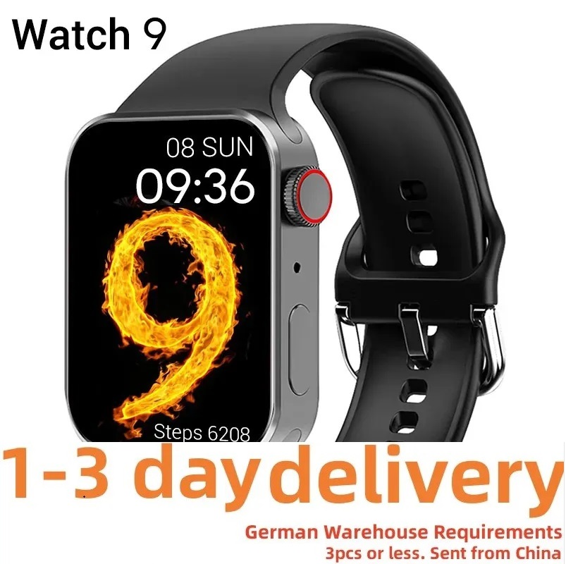 Smart Watch Ultra 2 49mm Strap Series S10 S9 Men des femmes Watch Bluetooth Call Bracelet Bracelet Wireless Charging Fitness Tracker Sports Watch