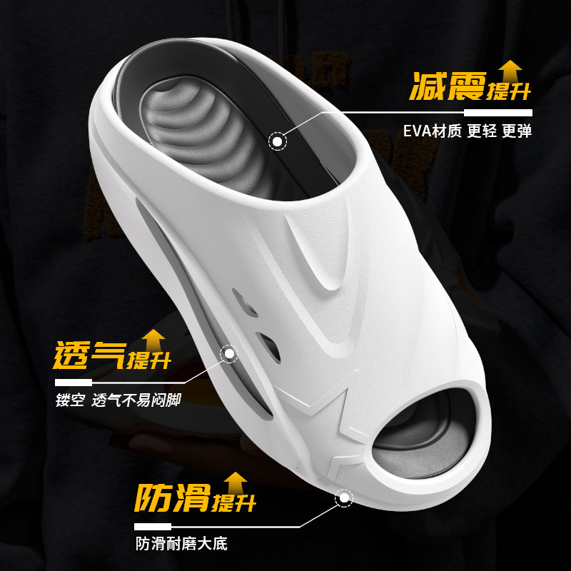 Men's Sports Slippers Summer, Suitable for Outdoor Wear, Bathroom Shower, Non-Slip, Indoor Home Use, High-End Feel ddmymarket