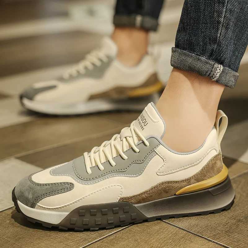 Fashionable and Casual Mens Thick Soled Shoes Comfortable Walking Sports Shoes Outdoor Tennis Shoes Lightweight Running Shoes Z250930