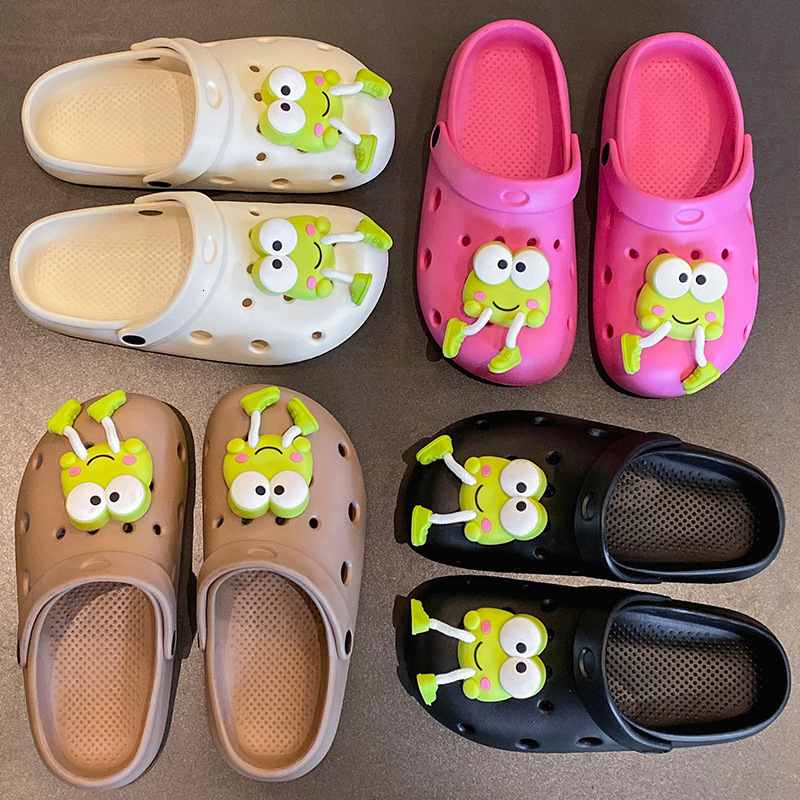 DIY Croc Women, Outdoor Closed-Toe Summer New Thick-Soled Slippers with Stepping Comfort, Beach Sandals for Men ddmymarket