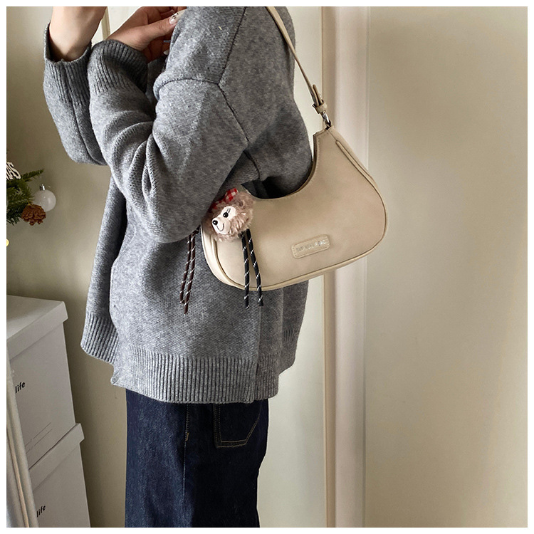 2025 new high-end retro matte women's small bag multifunctional shoulder bag luxury bag dumpling bag designer bag handbag shoulder bag