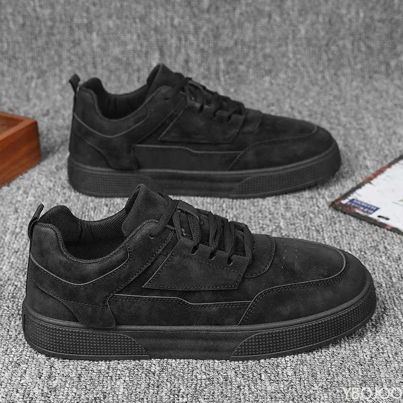 Mens shoes spring autumn thick soled height increasing trendy shoes for casual sports simple comfortable non slip board shoes Z250930