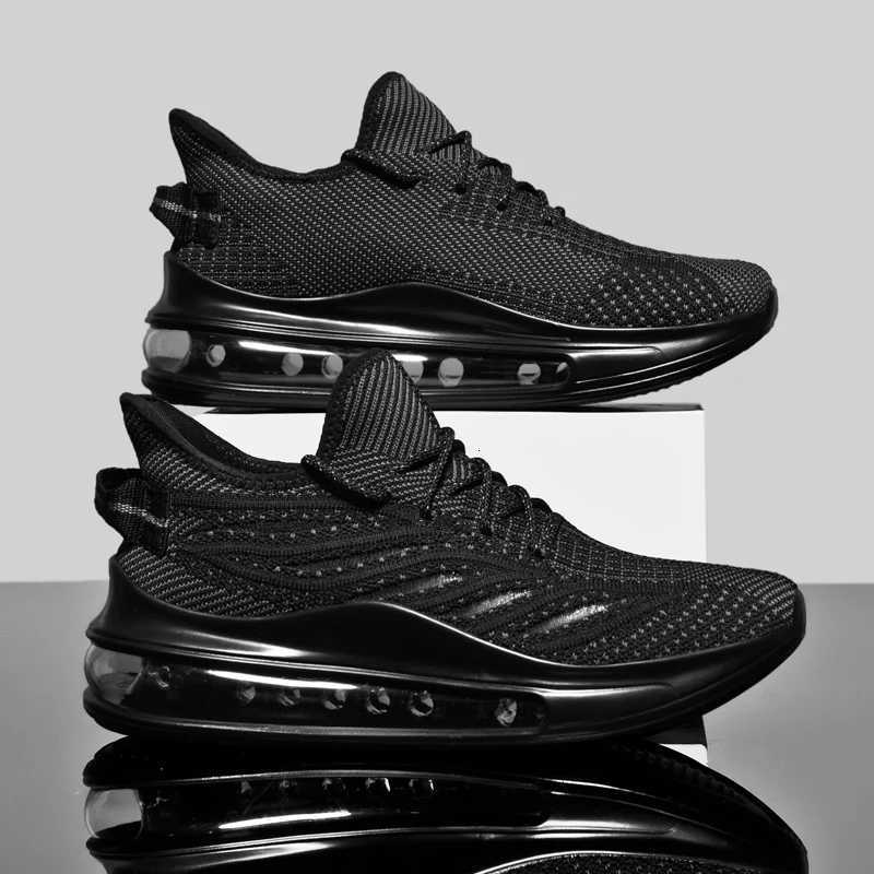 2025 Air Cushion Men Running Breathable Marathon Sports Shoes Lightweight Sneakers Womens Comfortable Athletic Training Shoes Z250930