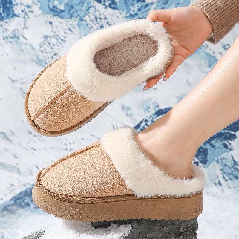New Women, Home Use, Non-Slip, Warm, Comfortable Slippers, Couple Style, Plush Cotton Slippers for Men ddmymarket