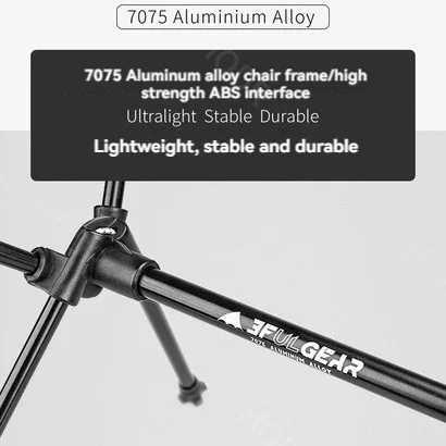 3F UL GEAR Camping Folding Back Chair Camping Chair Ultra Light Fabric Fishing Chairs Beach Chairs Outdoor Equipment J250930