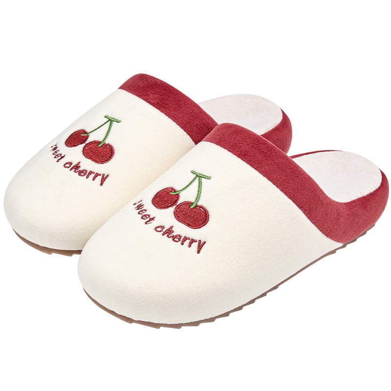 High Quality Cotton Women's 2025 New Indoor Home Warm Cartoon Plush Slippers Winter Couple ddmymarket