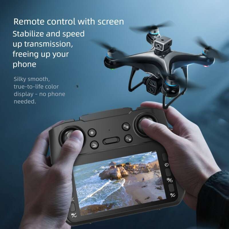 Z Drone With Screen Optical Flow Positioning Quadcopter Brushless Motor Remote Control Aircraft Toy