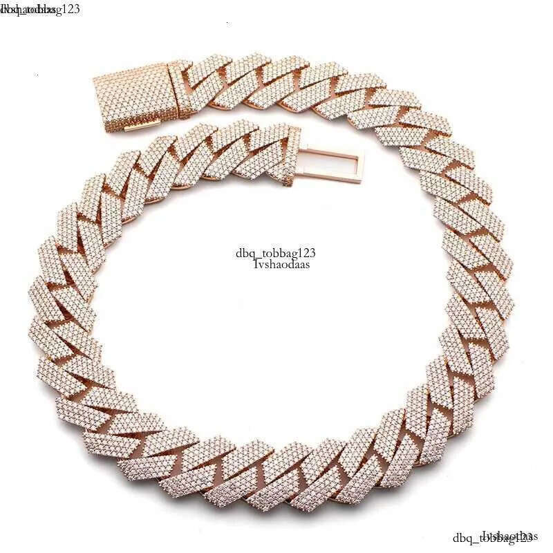 necklaces designer jewelry necklace cuban k chain Pendant Necklaces Iced Out Pass Dia Tester Sterg Sier Necklace Vvs Moissanite chains for men
