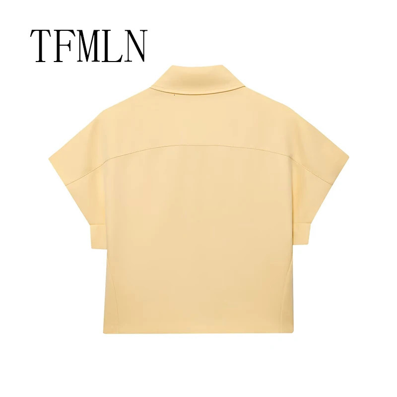 TFMLN Women Fashion Cropped Jacket Zipper Varsity Womens Jackets Short Sleeve Coats Casual Holiday Woman 250930