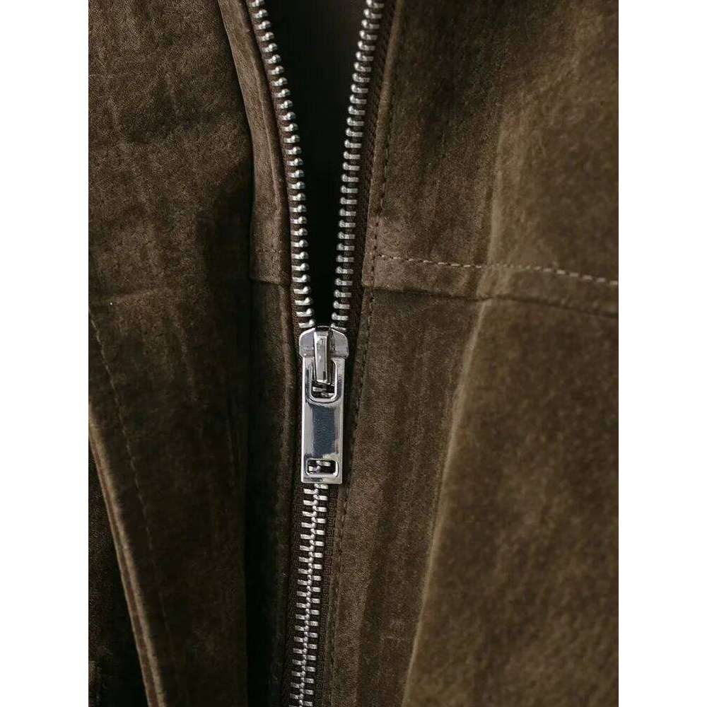 Women Fashion Faux Leather Bomber Jacket Coat Long Sleeve Front Patch Pockets Female Outerwear Chic Tops