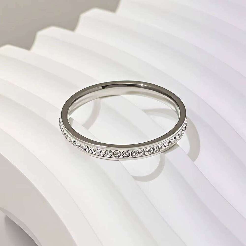 sterling silver HipHop Gold Plated VVS moissanite ring Ring Women's Fashion Wedding Party Engagement Jewelry
