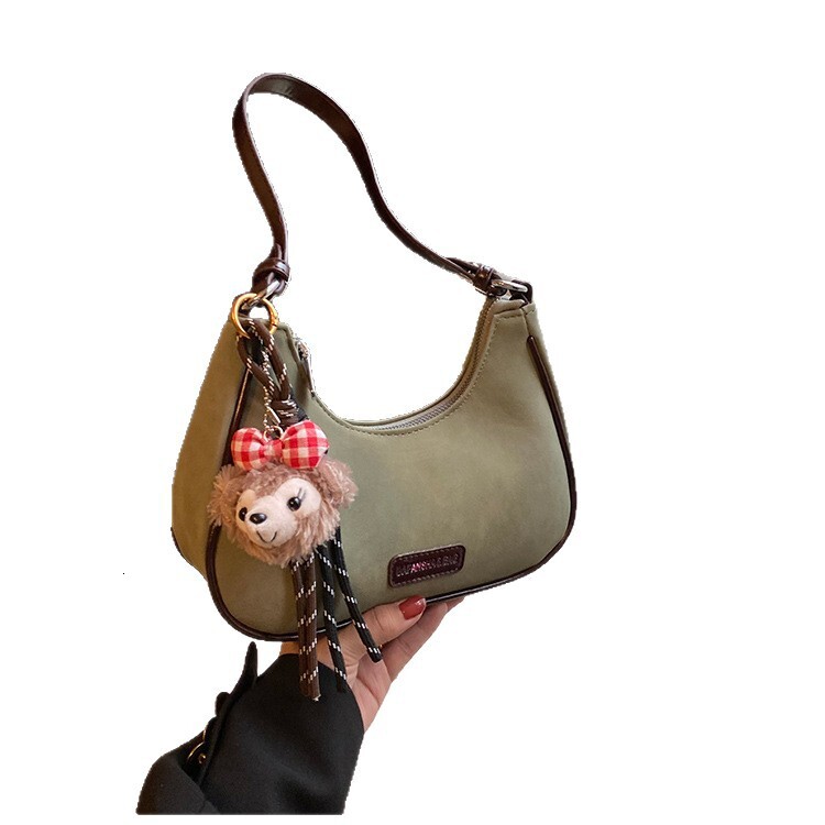 2025 new high-end retro matte women's small bag multifunctional shoulder bag luxury bag dumpling bag designer bag handbag shoulder bag