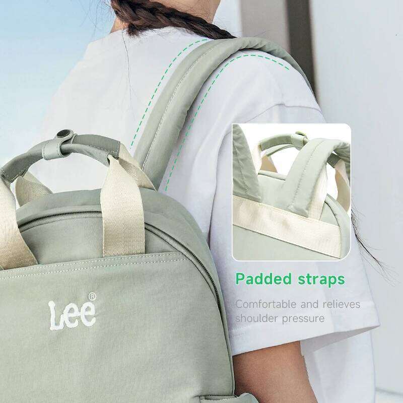 LEE Lightweight Casual Travel Daypack Women Simple Waterproof Commuting Laptop Backpack Lady Student College School Bag Bookbag