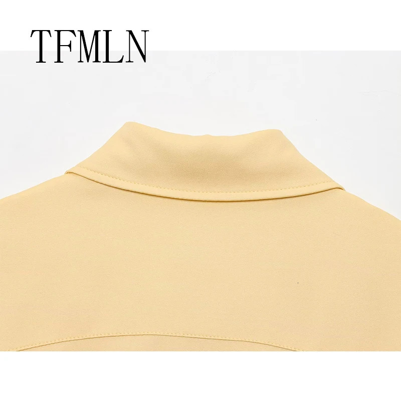 TFMLN Women Fashion Cropped Jacket Zipper Varsity Womens Jackets Short Sleeve Coats Casual Holiday Woman 250930