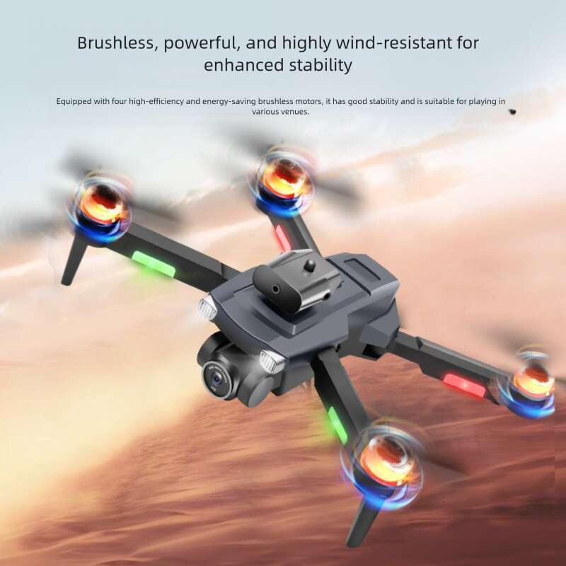 New Product Drone Brushless With Screen Optical Flow Aircraft Dual Camera Foldable Remote Control Airplane Toy