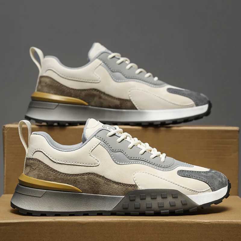 Fashionable and Casual Mens Thick Soled Shoes Comfortable Walking Sports Shoes Outdoor Tennis Shoes Lightweight Running Shoes Z250930