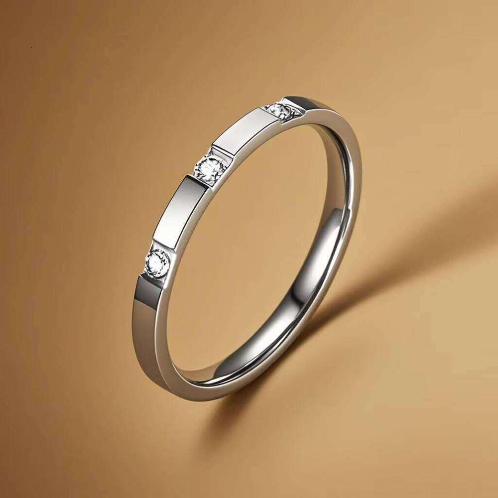 sterling silver HipHop Gold Plated VVS moissanite ring Ring Women's Fashion Wedding Party Engagement Jewelry