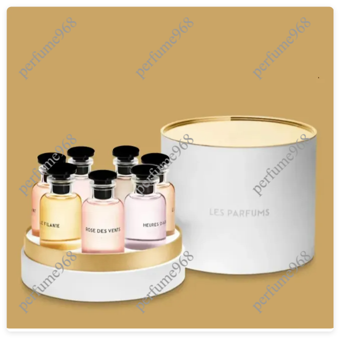 Top Perfume Set 10ml 7pcs rose/ etoile filante/ cceur battant/ attrape-reves/ matiere noire/ le jour se leve/ heures d'absence Fragrance Lasting Gift fast delivery