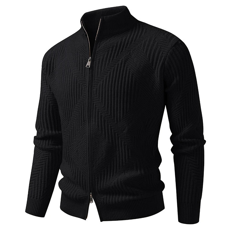 Mens Sweaters Vintage Coats Knitted Cardigan Hombres 2025 Fall Clothes Warm Military Solid Color Zipper Man Outwear 4XL 250929